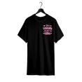 thumbnail image 1 of 100% Cotton Girls' "i'M LiTeRaLLY JuST a GiRL" Graphic Print T-Shirt - Black with Pink Lettering, Short Sleeve, Round Neck, Casual Summer Tee for Casual attire, Girls Shirts, 1 of 6