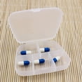 thumbnail image 4 of UDIYO 5 Compartments Medicine Case Pills Tablet Jewelry Box Organizer Container, 4 of 6