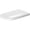 White, variant on Duravit 0064690099 Happy D.2 19-1/4" Elongated Toilet Seat and Cover in White, with Soft Close