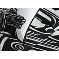 thumbnail image 4 of Ambesonne Fantasy Quilted Bedspread Set 3 Pcs, Wizard with Magic Book, Queen Size, White Black, 4 of 5
