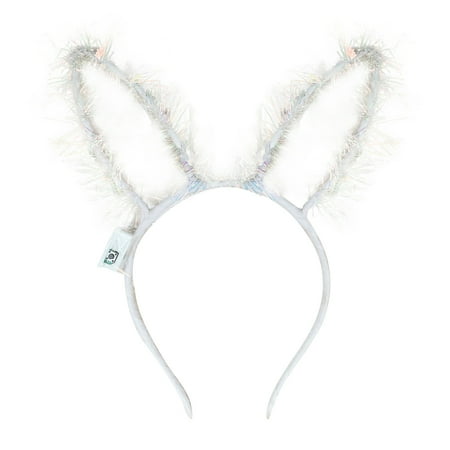 QASIEATN Women s Rabbit Ears Headband Luminous Flashing Headband Daily Wear Accessories Heardband for Women