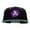 Black Silver, variant on Purple Cyclist Embroidered Wool Blend Classic Snapback - Black Silver OSFM