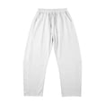thumbnail image 5 of Womens Wide Leg Barrel Pants Palazzo Casual Flowy Beach Cropped Harem Pants Summer 2026 Casual Drawstring Capris (White,L), 5 of 5
