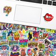 thumbnail image 5 of 50 PCS Street Graffiti Stickers for Laptop Computer Accessories, Vinyl Waterproof Cool Stickers for Hydroflask Water, 5 of 5