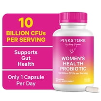 Pink Stork Probiotic Supplement for Women, Gut Health, Gluten Free, 30 Capsules