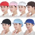 thumbnail image 2 of Chapeau de Chef au Design Hygiénique Résistant à l'Huile et à la Fumée, Bonnet de Cuisine Anti-Chute, Anti-Poussière, 2 of 6
