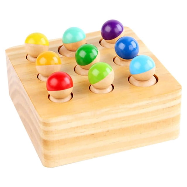Base De Cilindro De Madera Para Niños, Base De Cilindro De Villano, Conjunto De Bloques De Construcción Para Bebés, Juguete Educativo, Bloques Para Niños, Juguete De Rompecabezas Yuarrent FN005578-00