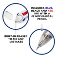 thumbnail image 3 of Bolígrafos y lápiz BIC de 4 colores, 3+1 punta mediana, 3 of 7