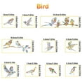 thumbnail image 3 of Gustave Static Window Clings 20 Pieces Anti-Collision Reminder Window Decals Vinyl Prismatic Glass Door Window Stickers Decor to Prevent Bird Strikes, Hummingbird, 3 of 6