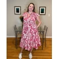 thumbnail image 5 of Vestido midi casual de verano con estampado floral en forma de A para mujer GRACE KARIN, 5 of 5
