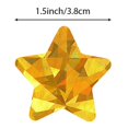 thumbnail image 2 of 1 paquete grande de pegatinas holográficas de estrellas doradas TANGJMXG rollo de 500 pegatinas de aluminio, 2 of 5