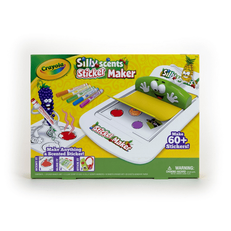 Crayola Silly Scents Sticker Maker, Gift for Kids, Ages 6, 7, 8, 9