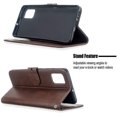 thumbnail image 4 of Compatible with Samsung Galaxy A71 5G Wallet Case, Galaxy A71 5G Leather Flip Folio Case with Card Holders Kickstand Magnetic Feature Shockproof Case for Samsung Galaxy A71 5G Matte Brown, 4 of 16
