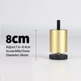 thumbnail image 6 of 4x Aluminum Alloy DIY Adjustable Furniture Legs for Coffee Table Sofa Bed Refrigerator Replacement - Golden 8cm, 6 of 7