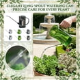 thumbnail image 2 of Watering Can Indoor Plants, Plant Watering Can, Plastic Watering Can, Indoor Watering Can, Long Curved Spout, 34Oz, Gray Translucent, 1 Pc, 2 of 6