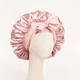 thumbnail image 1 of Gorro de satén Gorro de seda Bonne ajustable para dormir Gorro para el pelo con banda para atar Gorros para mujeres y hombres, 1 of 5
