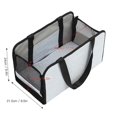 thumbnail image 5 of Pet Car Seat Travel Bags for Dogs Cats Detachable Center Console Dog Car Seat Foldable Pet Safety Booster Seat with Pillow, 5 of 5