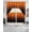 Orange, variant on Sage Green Black Ombre Swag Kitchen Curtains Sets for Windows 24 Inch Length, Modern Abstract Striped Gradient Short Window Curtain Panels Swags Valances and Tiers 3 Piece Set for Cafe/Dining Room
