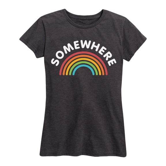 Instant Message - Somewhere Over the Rainbow - Women's Short Sleeve Graphic T-shirt