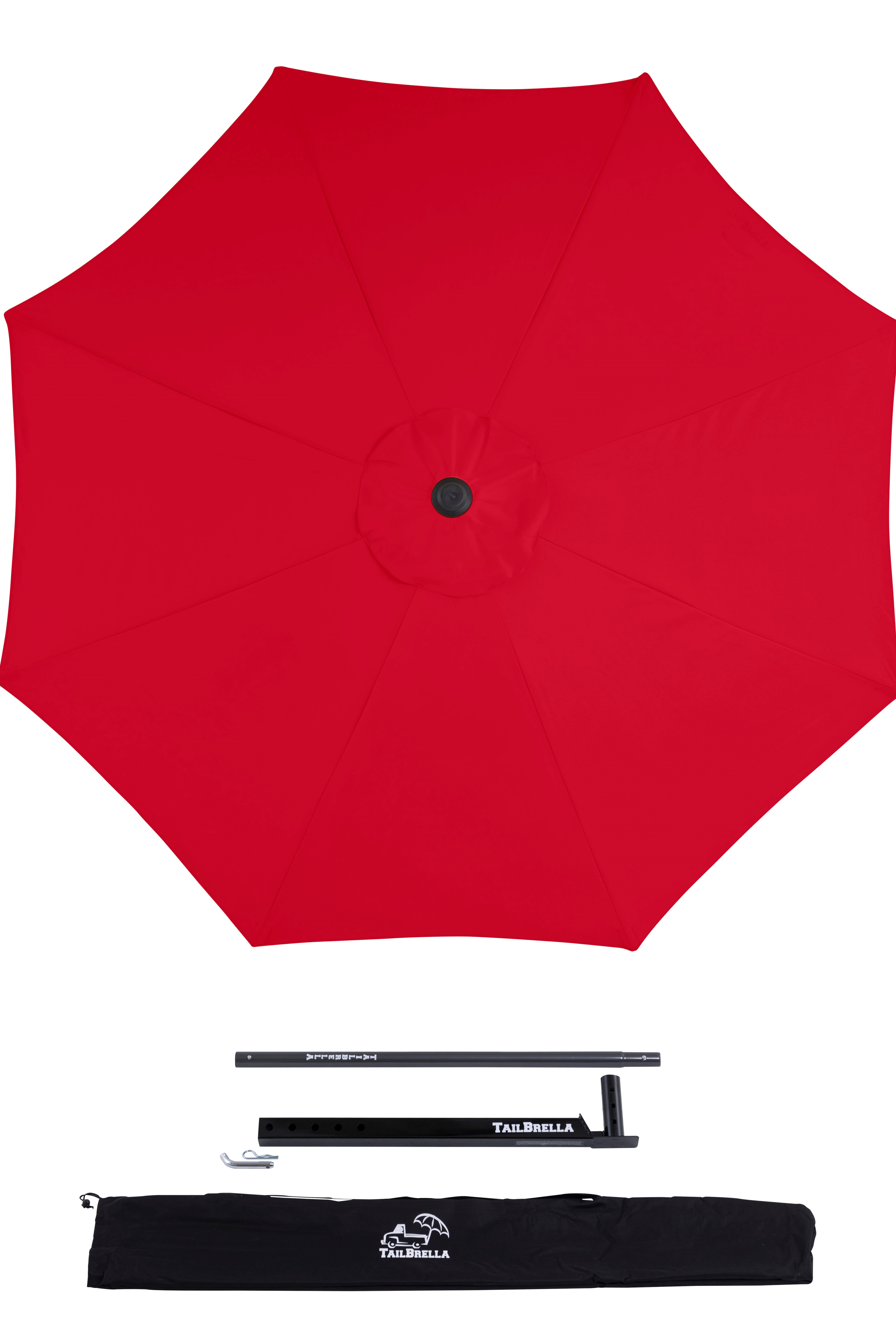 TailBrella Red Hitch Umbrella