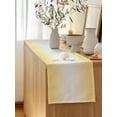 thumbnail image 5 of Table Runner 90 Inches Long for Kitchen Dining, Yellow Ombre Dresser Scarf Farmhouse, Dining Table Decorations for Wedding/Parties, Modern Gradient Abstract Art 13 x 90 In, 5 of 9