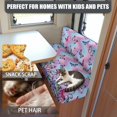 thumbnail image 5 of Aplkyhs Colorful Butterfly RV Dinette Cushion Covers Stretchable Camper Accessories Universal Bench Cushion Comfortable Cushion Covers for Couches and Sofas Washable Slip Covers for Loveseat, 5 of 7