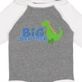 thumbnail image 4 of Inktastic Big Brother Green Dinosaur Boys Long Sleeve Baby Bodysuit, 4 of 5