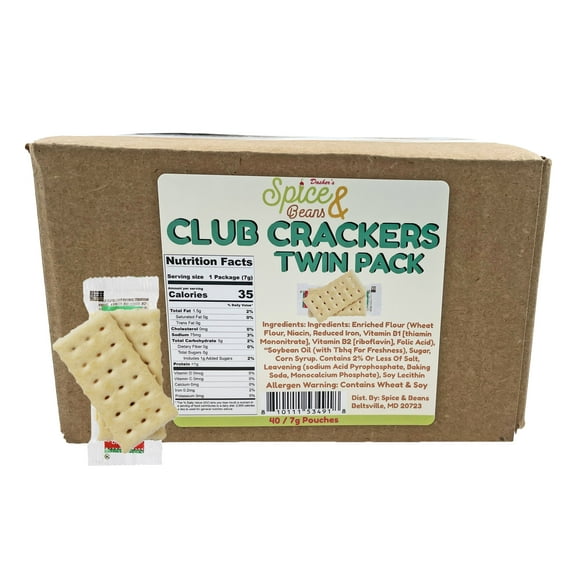 Club Crackers Original - 40 Twin Packs, 0.25oz