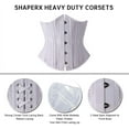thumbnail image 3 of Corsets d'Entraînement à la Taille pour Femmes, Silhouette de Sablier en Acier Robuste 26, 3 of 6