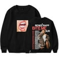 thumbnail image 2 of Renee Rap Bite Me Tour 2025 Merch Long Sleeve Tee Cosplay Women Men HipHop Crewneck Sweatshirts, 2 of 6