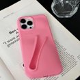 thumbnail image 5 of Funda de teléfono de Roda para iPhone, lápiz labial, caja de moda, soporte portátil, brillo de labios, Ins Etui, 16, 15, 14, 13, 12, 11 Pro Max Plus, 5 of 5