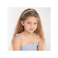 thumbnail image 3 of 14k Yellow Gold CZ Sweet Heart Dangle Stud Earrings for Young Girls and Preteens, 3 of 6