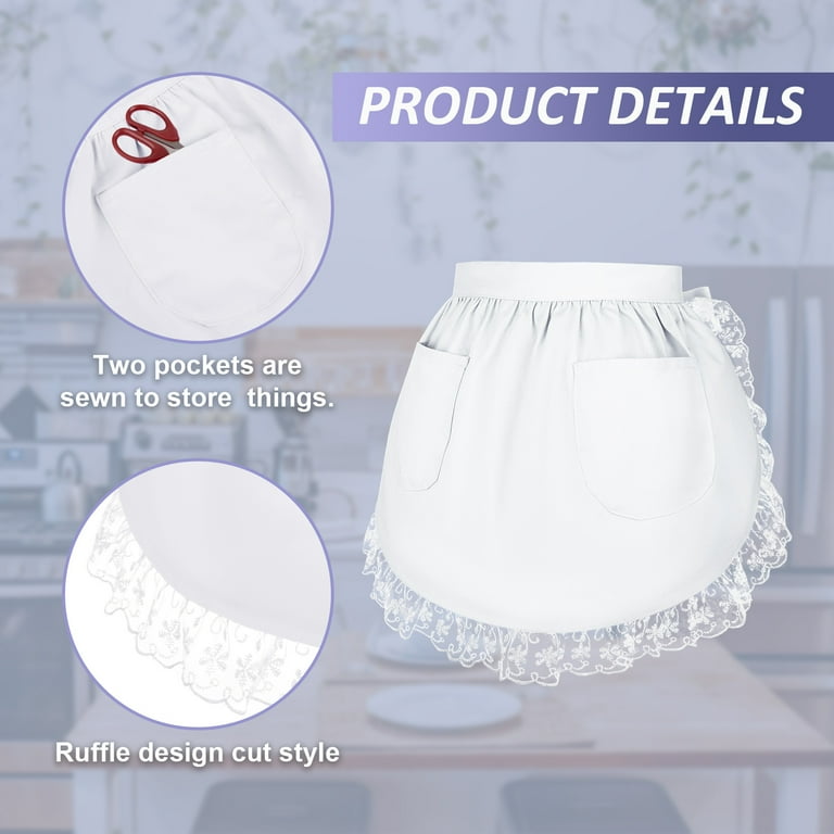 あ*ん様 23aw AV VATTEV SKIRT APRON Chrestina Magenta Costume Apron, TV Horror Show Maid Apron