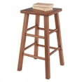 thumbnail image 6 of Winsome Carrick Square Seat Counter Stool, Teak Finsh, 6 of 9
