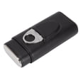 thumbnail image 4 of Cigar Holder Case, Wear  Glossy Large Caliber 3 Finger Cigar Case Soft With Cutter For Travel Black,Brown, 4 of 8