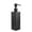 Black, variant on Stainless Steel Cubic Soap Dispenser Bathroom Squeeze Single Lotion Bottle Square Black/Silver