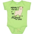 thumbnail image 3 of Inktastic Meemaw's You Say Alpaca My Bags Boys or Girls Baby Bodysuit, 3 of 5
