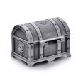 thumbnail image 4 of Vintage Pewter Tooth Fairy Treasure Chest Box, 4 of 5