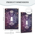 thumbnail image 5 of ZICANCN Outlet Covers Wall Plate, Skull Skeleton Gothic Light Switch Cover Decorative, Duplex Toggle Combo 1-Gang, 5 of 9