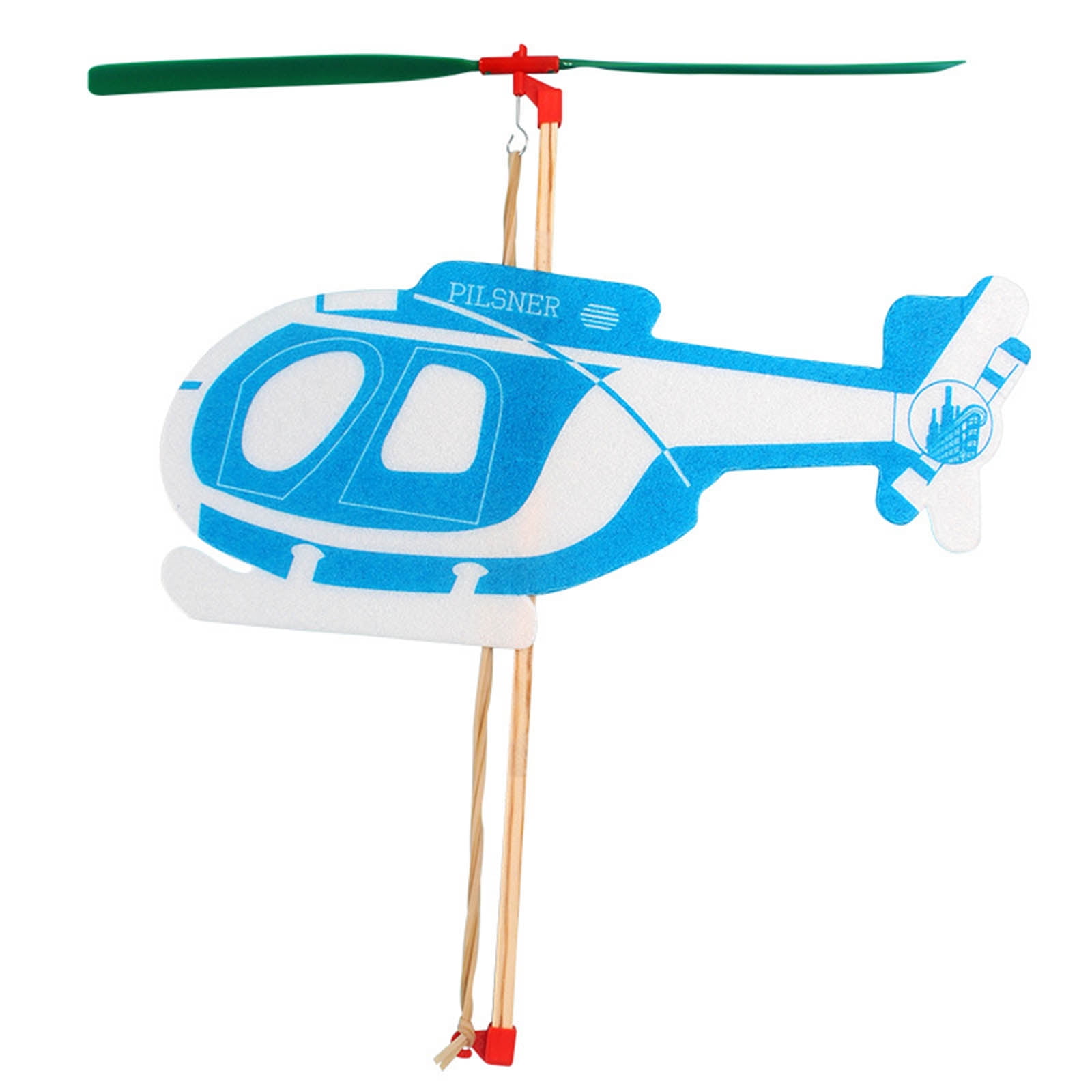 Rubber Band Powered Helicopter atelieryuwa.ciao.jp