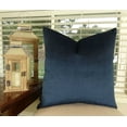 thumbnail image 3 of Thomas Collection Solid Navy Luxury Throw Pillow - 15004, 3 of 5