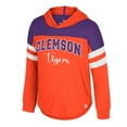 thumbnail image 2 of Girls Youth Colosseum Orange Clemson Tigers Reflection Hoodie Long Sleeve T-Shirt, 2 of 3