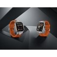 thumbnail image 4 of VeveXiao Sport Band for Apple Watch Ultra 2 Bands 49mm 45mm 44mm 42mm, Rugged 316L metal Connector Durable Silicone Band for iWatch Ultra 9 8 7 6 5 4 3 SE, 4 of 8