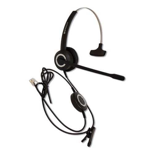 ZuM ZuMRJ9M Monaural Over The Head Headset, Black ZuM ZuMRJ9M Monaural Over The Head Headset, Black