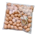 thumbnail image 3 of 50Pcs Easter Eggs Plastic Fake Eggshell Simulation DIY Graffiti Egg Toy Kids Gift  without Rope  White, 3 of 10