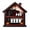 D, variant on Tuscom Layered Wooden Halloween Ornament 5.9 Inch Spooky House Decor 3D Shadow Box for Desktop Mantel