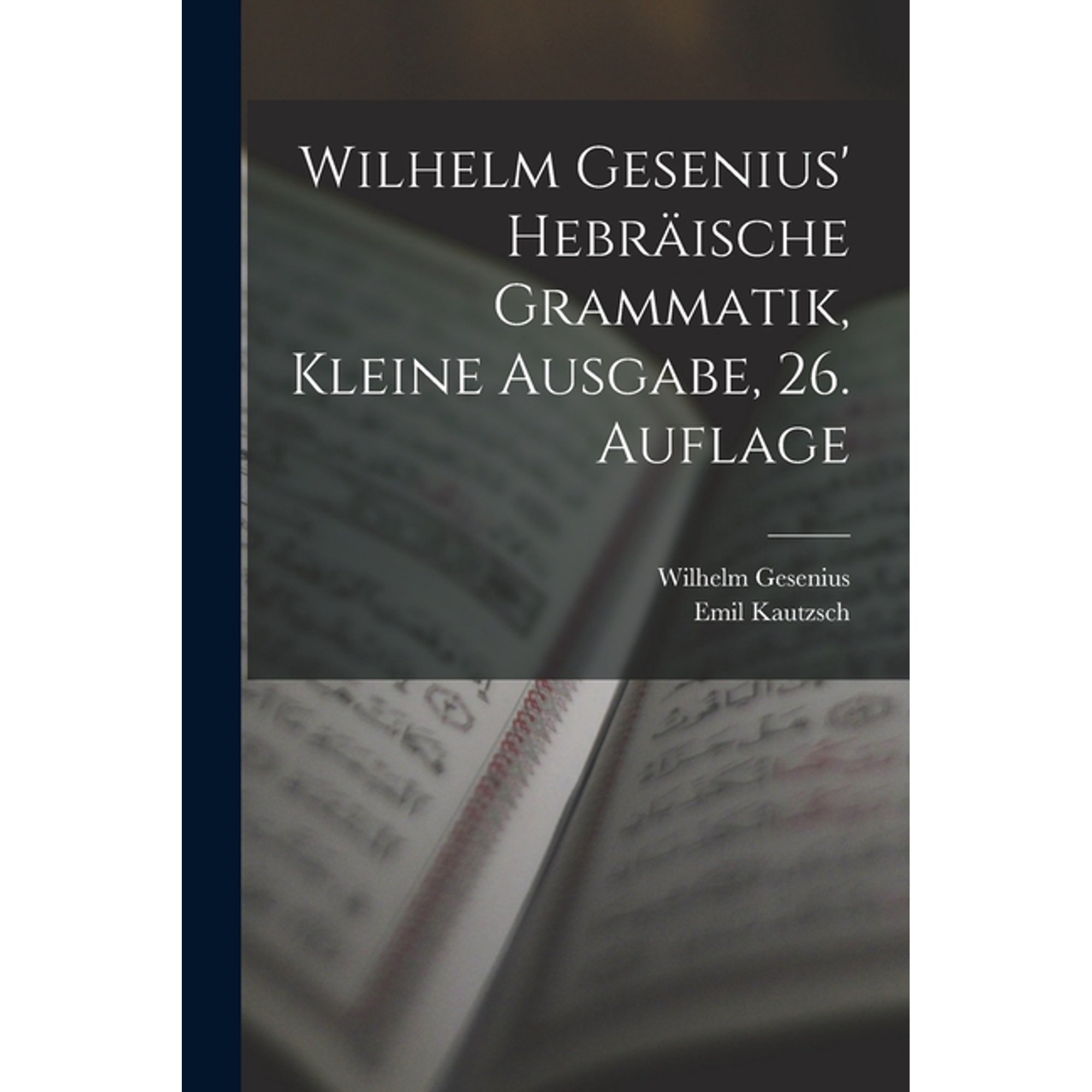 Wilhelm Gesenius' hebrÃ¤ische Grammatik, kleine Ausgabe, 26. Auflage, (Paperback)