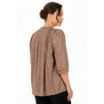 thumbnail image 2 of Roaman's Women's Plus Size Juliet Lace Trim Button-Down Shirt, 2 of 5