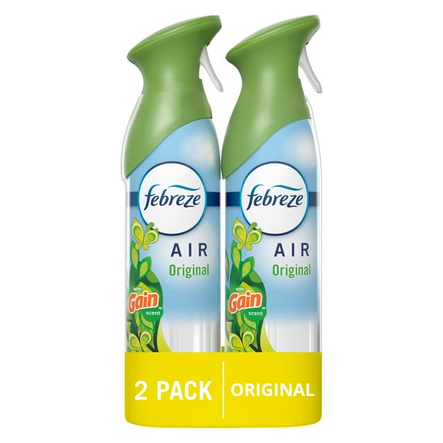 Assainisseur d’air en vaporisateur Febreze, éliminateur d’odeurs dans les pièces de la maison, parfum Gain Original