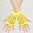 thumbnail image 2 of Women's Fingerless Fishnet Gloves Gothic Style 80s Inspired Fashion Accessory, 2 of 4